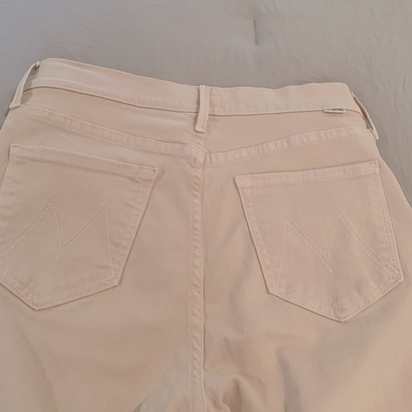 MOTHER pale peach jeans, looks pale pink - Picture 6 of 7